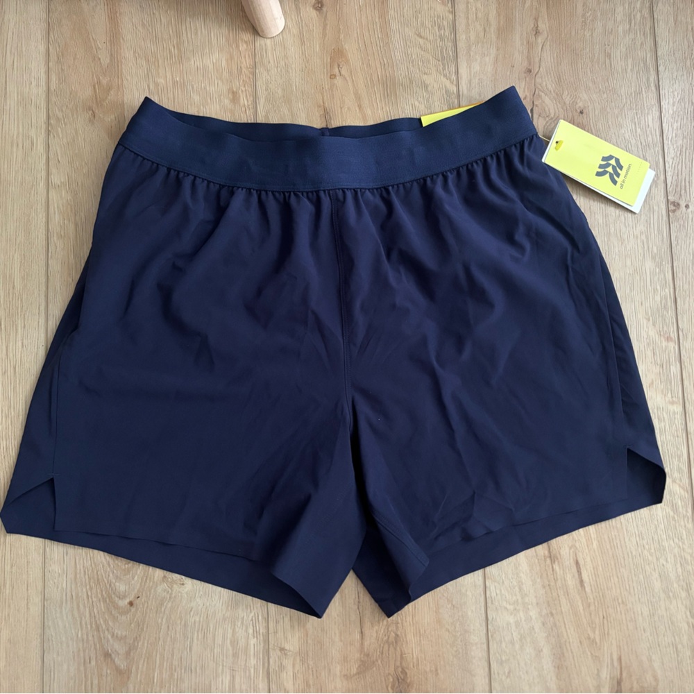 NWT All in Motion Navy Blue 5” Running Shorts Size S